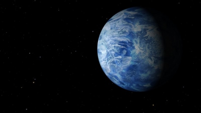 It is estimated that there is at least one planet for every star in the galaxy, in pic it is the HD 189733 - a giant planet where it rains glass. (Representative Image/ Nasa) It is estimated that there is at least one planet for every star in the galaxy, in pic it is the HD 189733 - a giant planet where it rains glass. (Representative Image/ Nasa)