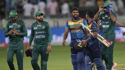 Sri Lanka beat Pakistan by five wickets in the last match of super 4 stage on Friday. (AP)