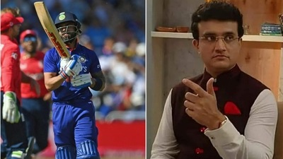 Virat Kohli; Sourav Ganguly (ICC/Getty) Virat Kohli; Sourav Ganguly (ICC/Getty)