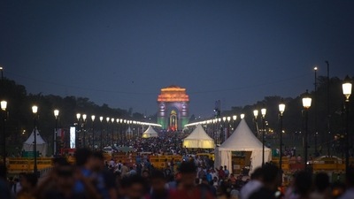 The Central Vista Avenue - which extends from Rashtrapati Bhavan to the iconic India Gate - regularly sees several key ceremonial events, including the Republic Day parade. (Sanchit Khanna/Hindustan Times) The Central Vista Avenue - which extends from Rashtrapati Bhavan to the iconic India Gate - regularly sees several key ceremonial events, including the Republic Day parade. (Sanchit Khanna/Hindustan Times)