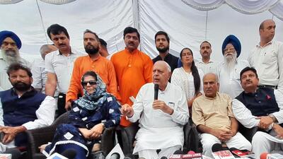 Political parties in Jammu and Kashmir will oppose the inclusion of around 2.5 million non-locals in the voting list. (ANI) Political parties in Jammu and Kashmir will oppose the inclusion of around 2.5 million non-locals in the voting list. (ANI)