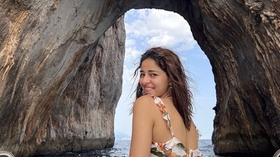 As Ananya Panday shared her solo pictures from Capri along with how she spent her time, her BFF Suhana Khan commented on her post, “Thanks I feel like I'm in Italy with you.” As Ananya Panday shared her solo pictures from Capri along with how she spent her time, her BFF Suhana Khan commented on her post, “Thanks I feel like I'm in Italy with you.”