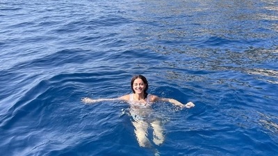 Ananya Panday flew to Capri days after the release of her film, Liger. It was her first multilingual film that marked the Bollywood debut of actor Vijay Deverakonda. It didn't work very well at the box office. Ananya Panday flew to Capri days after the release of her film, Liger. It was her first multilingual film that marked the Bollywood debut of actor Vijay Deverakonda. It didn't work very well at the box office. 