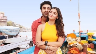 Ranbir Kapoor and Alia Bhatt in a still from Brahmastra. Ranbir Kapoor and Alia Bhatt in a still from Brahmastra.