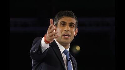 Rishi Sunak, former UK chancellor of the exchequer, London, August 31, 2022 (Bloomberg) Rishi Sunak, former UK chancellor of the exchequer, London, August 31, 2022 (Bloomberg)