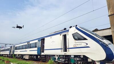 The Vande Bharat train will run at a maximum speed of 180kmph as against the current version VB1 that operates at a maximum speed of 160kmph. (ANI) The Vande Bharat train will run at a maximum speed of 180kmph as against the current version VB1 that operates at a maximum speed of 160kmph. (ANI)