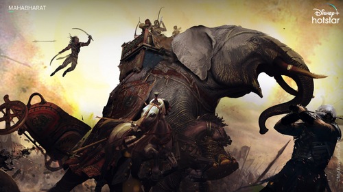 Mahabharat concept art released by Disney+ Hotstar.&nbsp;