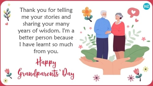 Grandparents' Day is celebrated with much pomp. (HT Photo) Grandparents' Day is celebrated with much pomp. (HT Photo)