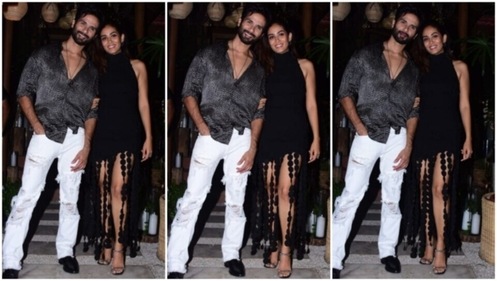 Shahid Kapoor and Mira Rajput celebrate her birthday.&nbsp; (HT Photo/Varinder Chawla)