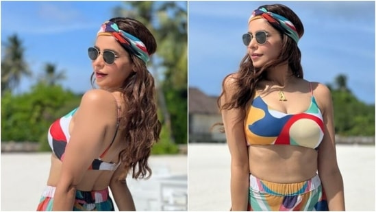 Aamna Sharif is living it up in Maldives. The actor recently took off for her vacation and since then her Instagram profile is replete with pictures and videos of her ventures in the island country. The actor keeps slaying fashion goals on a regular basis and today it was no different. Aamna made our Saturday brighter with a set of pictures of herself looking as stunning as ever in beach fashion goals.(Instagram/@aamnasharifofficial)