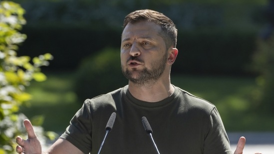 Ukrainian President Volodymyr Zelenskyy. (File image)(AP) Ukrainian President Volodymyr Zelenskyy. (File image)(AP)