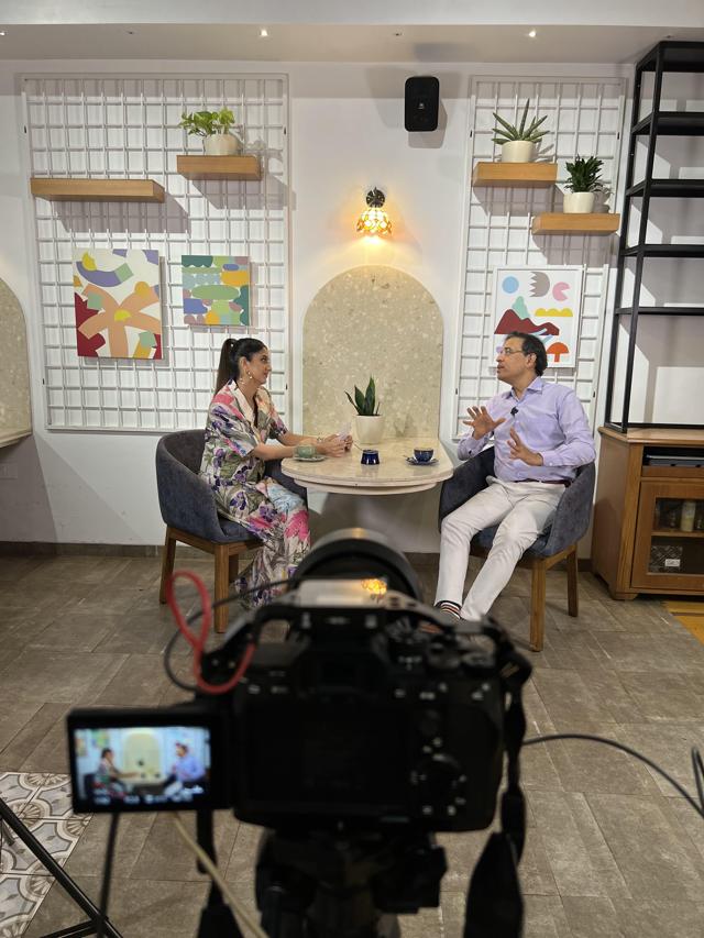 Season 1 features guests like Harsha Bhogle Season 1 features guests like Harsha Bhogle