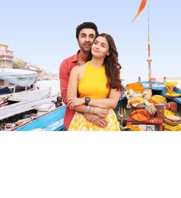 Ranbir Kapoor and Alia Bhatt in a still from Brahmastra. Ranbir Kapoor and Alia Bhatt in a still from Brahmastra.