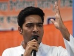 Abhishek Banerjee is the nephew of West Bengal chief minister Mamata Banerjee. (HT File Photo) Abhishek Banerjee is the nephew of West Bengal chief minister Mamata Banerjee. (HT File Photo)