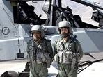 Indian Army chief general Manoj Pande flew in an IAF Apache attack helicopter, in the Ladakh sector on Sunday.&nbsp;