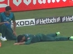 Shadab Khan during Asia Cup 2022 final against Sri Lanka(Twitter) Shadab Khan during Asia Cup 2022 final against Sri Lanka(Twitter)
