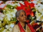 Nirmala Sitharaman addressing convocation event at Indian Institute of Information Technology, Design and Manufacturing, Kancheepuram.&nbsp;