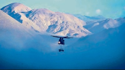 Indian Army's Exercise Parvat Prahar in eastern Ladakh. (PTI)