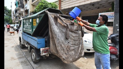The Pimpri-Chinchwad Municipal Corporation (PCMC) has decided to stop collecting wet garbage from housing societies which generate more than 100 kg of waste daily. (REPRESENTATIVE IMAGE) The Pimpri-Chinchwad Municipal Corporation (PCMC) has decided to stop collecting wet garbage from housing societies which generate more than 100 kg of waste daily. (REPRESENTATIVE IMAGE)