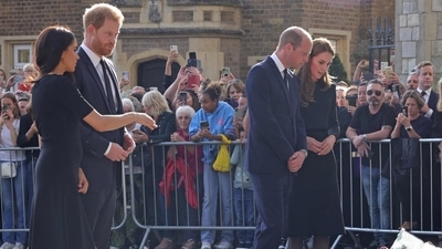 Meanwhile, Queen Elizabeth II was UK's longest-serving monarch. With her death, her eldest son Charles, the former Prince of Wales and Prince William and Prince Harry's father, will lead the country in mourning as the new King and head of state for 14 Commonwealth realms. In his inaugural address to Britain and the Commonwealth, King Charles III pledged to follow his mother's example of "lifelong service". (AFP)