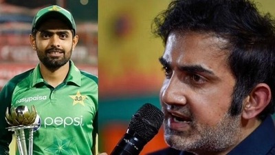 Asia Cup final: Babar Azam and Gautam Gambhir Asia Cup final: Babar Azam and Gautam Gambhir