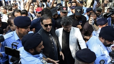 Former Pakistani Prime Minister Imran Khan. (AP) Former Pakistani Prime Minister Imran Khan. (AP)