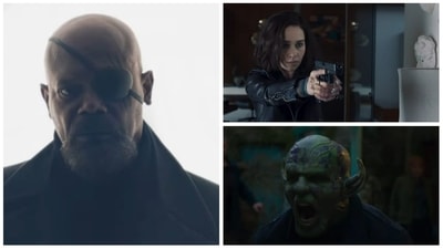 Secret Invasion stars Samuel L Jackson and Emilia Clarke. Secret Invasion stars Samuel L Jackson and Emilia Clarke.