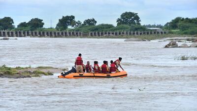 People residing on Ghataprabha river banks near Hidkal reservoir in Belagavi district have been asked to move to safer places as water levels rise to dangerous levels in the dam following copious rains in the region. (Representative Photo/PTI) People residing on Ghataprabha river banks near Hidkal reservoir in Belagavi district have been asked to move to safer places as water levels rise to dangerous levels in the dam following copious rains in the region. (Representative Photo/PTI)