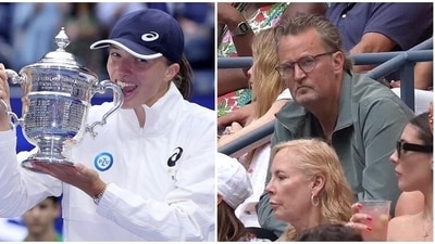 US Open winner Iga Swiatek and Matthew Perry US Open winner Iga Swiatek and Matthew Perry
