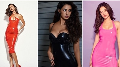 Latex outfits are a whole new trend. The outfits not just enhance your beauty but also carve your body figure in the most amazing way. They make you look classy, chic and stylish. Bollywood divas are taking their hotness to another level with these smoky latex dresses. Here are top latex looks of Bollywood actresses that will surely make you invest in latex outfits. (Instagram) Latex outfits are a whole new trend. The outfits not just enhance your beauty but also carve your body figure in the most amazing way. They make you look classy, chic and stylish. Bollywood divas are taking their hotness to another level with these smoky latex dresses. Here are top latex looks of Bollywood actresses that will surely make you invest in latex outfits. (Instagram)