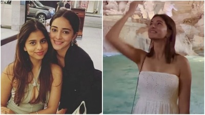 Suhana Khan reacted to Ananya Panday's latest post from Rome. Suhana Khan reacted to Ananya Panday's latest post from Rome.