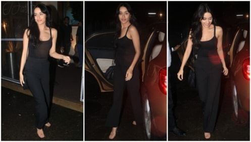 Shraddha Kapoor stuns in a tank top and satin pants. (HT Photo/Varinder Chawla) Shraddha Kapoor stuns in a tank top and satin pants. (HT Photo/Varinder Chawla)