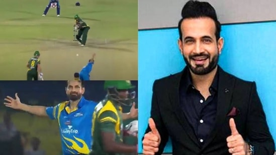 Irfan Pathan during Road Safety World Series opener