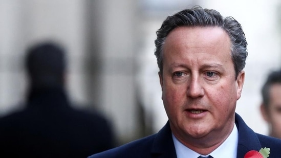 Britain's former Prime Minister David Cameron(REUTERS File)