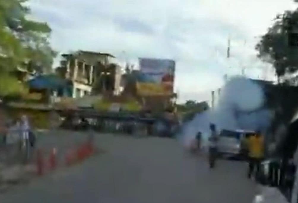 A screen grab from the incident in Cooch Behar. (ANI)