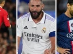 Cristiano Ronaldo, Lionel Messi and Karim Benzema are among the highest-ranked players in FIFA 23(AP) Cristiano Ronaldo, Lionel Messi and Karim Benzema are among the highest-ranked players in FIFA 23(AP)