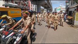 Uttar Pradesh Police has intensified patrolling in sensitive areas across the state after the Gyanvapi regime.  (PTI)