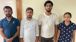 The Gurugram Police has arrested four suspects and busted an illegal call center that ran an alleged Chinese app loan racket.  (HT Photo)