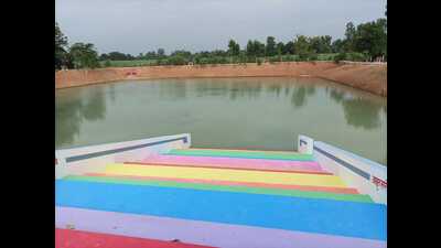An Amrit Sarovar in Gonda (Sourced) An Amrit Sarovar in Gonda (Sourced)