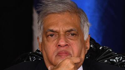 Sri Lanka's President Ranil Wickremesinghe has conceded that the financial meltdown in the island nation has turned into a serious political crisis (AFP File Photo) Sri Lanka's President Ranil Wickremesinghe has conceded that the financial meltdown in the island nation has turned into a serious political crisis (AFP File Photo)