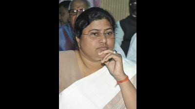 Bihar’s food and consumer protection minister Lesi Singh (HT Photo) Bihar’s food and consumer protection minister Lesi Singh (HT Photo)