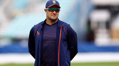 South Africa coach Mark Boucher during practice&nbsp; (Action Images via Reuters)