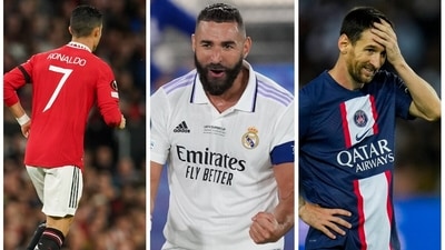 Cristiano Ronaldo, Lionel Messi and Karim Benzema are among the highest-ranked players in FIFA 23 (AP) Cristiano Ronaldo, Lionel Messi and Karim Benzema are among the highest-ranked players in FIFA 23 (AP)