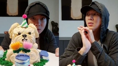 BTS: RM celebrated his birthday with ARMY. BTS: RM celebrated his birthday with ARMY.