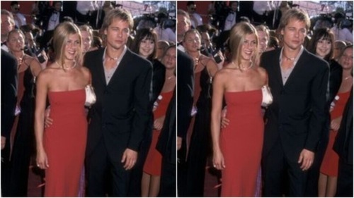 Brad Pitt and Jennifer Aniston (Pinterest)
