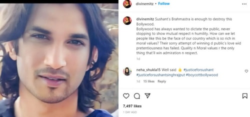 Sushant Singh Rajput's sister Meetu Singh has posted his photo. Sushant Singh Rajput's sister Meetu Singh has posted his photo.