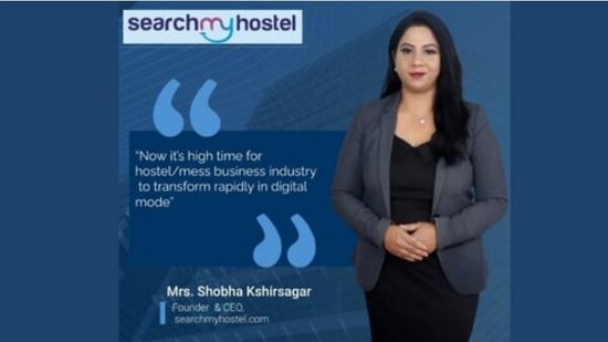 Mrs. Shobha Kshirsagar, Founder and CEO, Searchmyhostel.com,