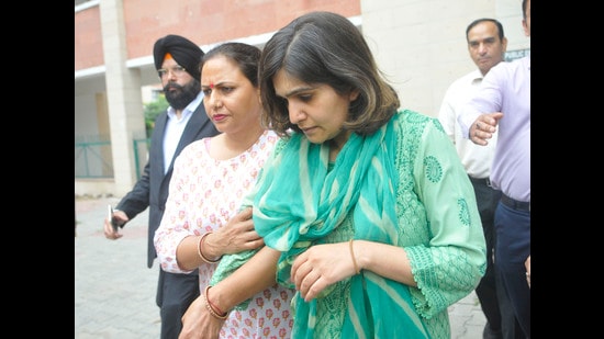 In jail since her arrest on June 15, Kalyani has been charged under Sections 302 (murder), 120-B (criminal conspiracy) and 201 (causing disappearance of evidence of offence, or giving false information to screen offender) of the Indian Penal Code. (HT Photo)