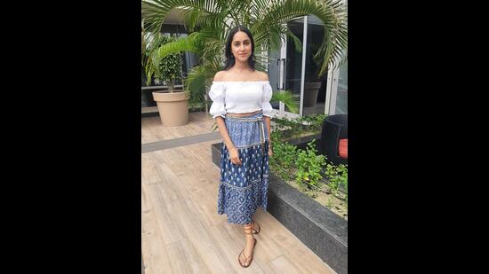 Neha Chauhan in Lucknow. (Deep Saxena) Neha Chauhan in Lucknow. (Deep Saxena)