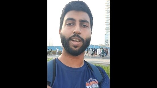 The Indian fan narrates his ordeal.(Twitter)